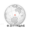 Outline Map of the Area around 55° 19' 2" S, 112° 16' 30" E, rectangular outline