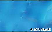 Physical Map of the area around 55° 19' 2" S, 120° 46' 30" E