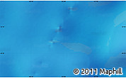 Shaded Relief Map of the area around 55° 19' 2" S, 120° 46' 30" E