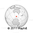Outline Map of the Area around 55° 19' 2" S, 132° 40' 30" E, rectangular outline