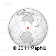Outline Map of the Area around 55° 19' 2" S, 133° 31' 30" E, rectangular outline