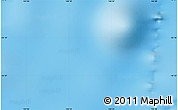 Shaded Relief Map of the area around 55° 19' 2" S, 146° 16' 30" E