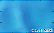 Physical Map of the area around 55° 19' 2" S, 40° 52' 30" E
