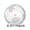 Outline Map of the Area around 55° 19' 2" S, 50° 13' 30" E, rectangular outline