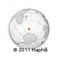 Outline Map of the Area around 55° 19' 2" S, 54° 28' 30" E, rectangular outline