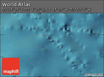 Satellite Map of the Area around 55° 19' 2" S, 54° 19' 30" W