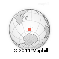 Outline Map of the Area around 55° 19' 2" S, 55° 19' 30" E, rectangular outline