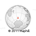 Outline Map of the Area around 55° 19' 2" S, 69° 46' 30" E, rectangular outline