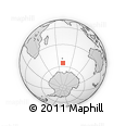 Outline Map of the Area around 55° 19' 2" S, 70° 37' 30" E, rectangular outline