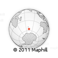 Outline Map of the Area around 55° 19' 2" S, 73° 10' 30" E, rectangular outline
