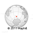 Outline Map of the Area around 55° 19' 2" S, 79° 7' 30" E, rectangular outline
