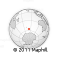 Outline Map of the Area around 55° 19' 2" S, 81° 40' 30" E, rectangular outline