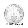 Outline Map of the Area around 55° 19' 2" S, 94° 25' 30" E, rectangular outline