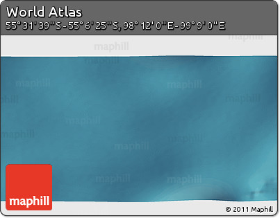 Satellite 3D Map of the Area around 55° 19' 2" S, 98° 40' 30" E