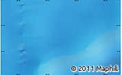 Physical Map of the area around 55° 41' 33" S, 100° 22' 30" E