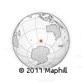 Outline Map of the Area around 55° 41' 33" S, 101° 13' 29" E, rectangular outline