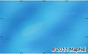 Physical Map of the area around 55° 41' 33" S, 102° 4' 29" E