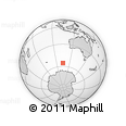 Outline Map of the Area around 55° 41' 33" S, 104° 37' 30" E, rectangular outline