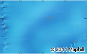 Physical Map of the area around 55° 41' 33" S, 105° 28' 29" E