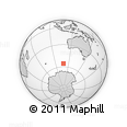 Outline Map of the Area around 55° 41' 33" S, 108° 1' 30" E, rectangular outline