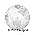 Outline Map of the Area around 55° 41' 33" S, 108° 52' 30" E, rectangular outline