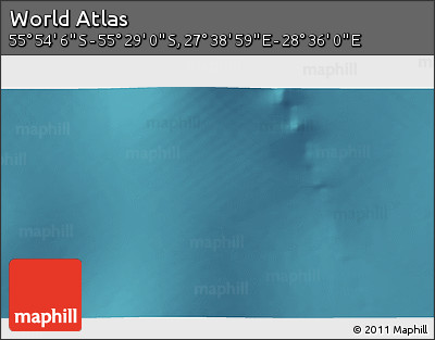 Satellite 3D Map of the Area around 55° 41' 33" S, 28° 7' 30" E