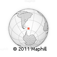 Outline Map of the Area around 55° 41' 33" S, 46° 40' 29" W, rectangular outline