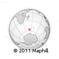 Outline Map of the Area around 55° 41' 33" S, 51° 4' 30" E, rectangular outline