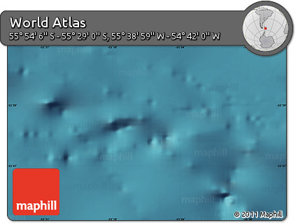 Satellite Map of the Area around 55° 41' 33" S, 55° 10' 29" W