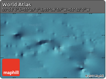 Satellite Map of the Area around 55° 41' 33" S, 55° 10' 29" W