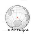 Outline Map of the Area around 55° 41' 33" S, 66° 22' 30" E, rectangular outline