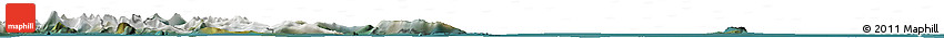 Satellite Horizon Map of the Area around 55° 41' 33" S, 67° 4' 29" W
