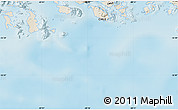Shaded Relief Map of the area around 55° 41' 33" S, 68° 46' 30" W