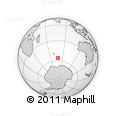 Outline Map of the Area around 55° 41' 33" S, 78° 16' 30" E, rectangular outline