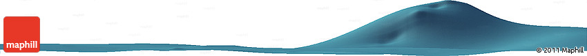 Satellite Horizon Map of the Area around 55° 41' 33" S, 98° 40' 30" E