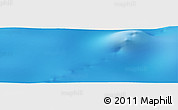 Physical Panoramic Map of the area around 55° 41' 33" S, 98° 40' 30" E