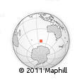 Outline Map of the Area around 55° 41' 33" S, 99° 31' 30" E, rectangular outline