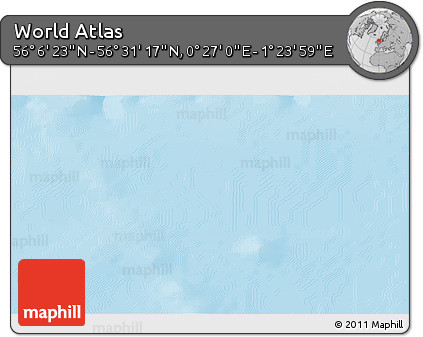 Physical 3D Map of the Area around 56° 18' 50" N, 0° 55' 29" E