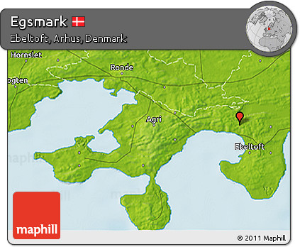 Physical 3D Map of Egsmark