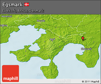 Physical 3D Map of Egsmark
