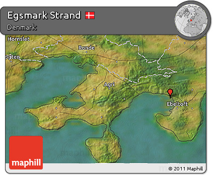 Satellite 3D Map of Egsmark Strand