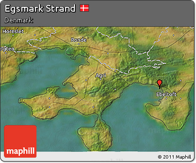 Satellite 3D Map of Egsmark Strand