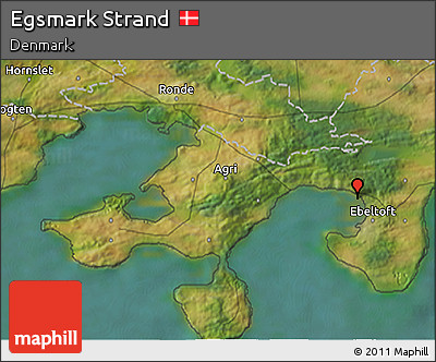 Satellite 3D Map of Egsmark Strand