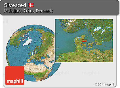 Satellite Location Map of Sivested
