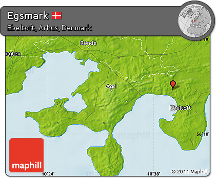 Physical Map of Egsmark