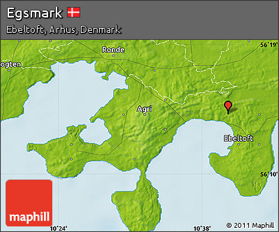 Physical Map of Egsmark