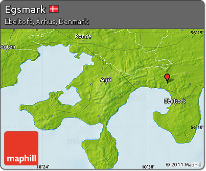 Physical Map of Egsmark