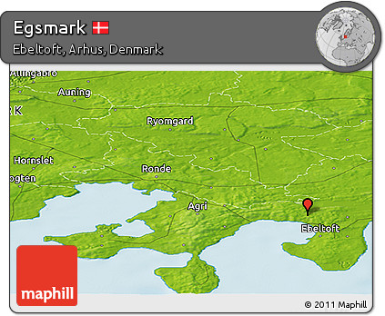 Physical Panoramic Map of Egsmark