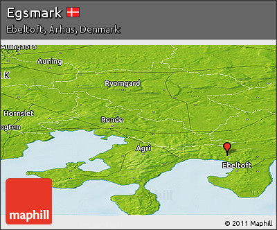 Physical Panoramic Map of Egsmark