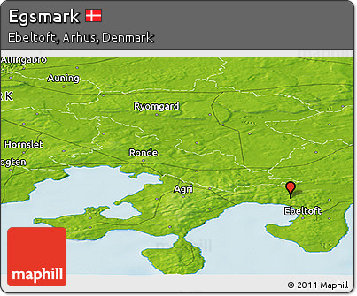 Physical Panoramic Map of Egsmark